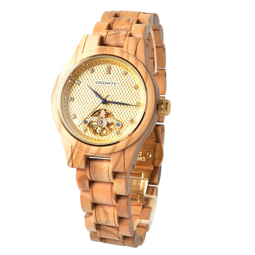 Shenzhen Zhongshi Wristwatch for Women Ladies Watch with Mechanical Movement Comes with Box