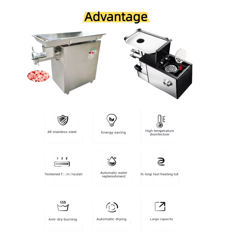 Sanitary Meat Grinder Meets Food Cutting Machine Hygiene Standards