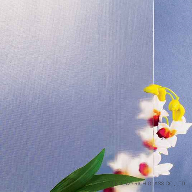 3mm 4mm 5mm 6mm Customized Size China Supplier Clear and Colored Mistlite Nashiji Patterned Glass