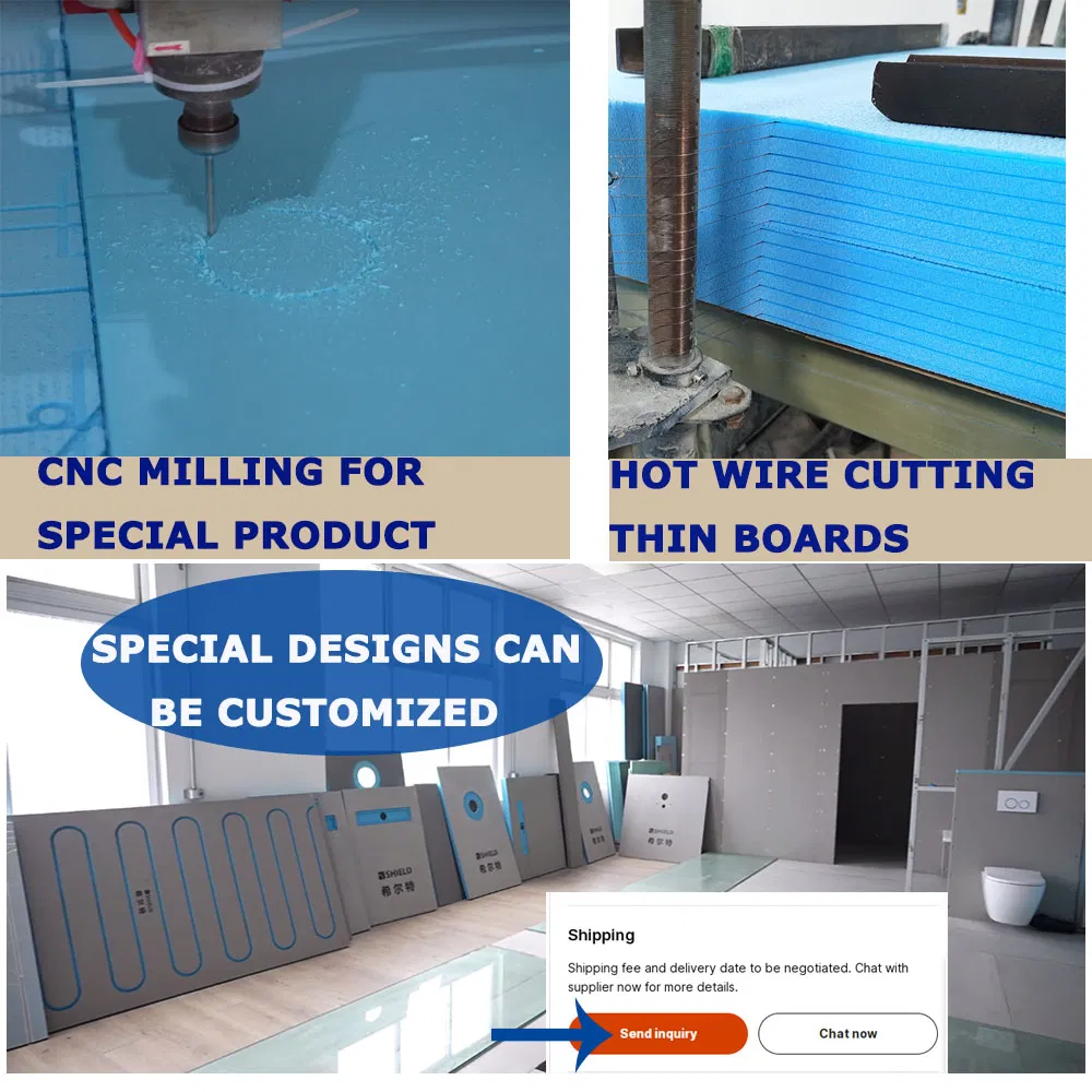 Waterproof Board for Insulation XPS Shower Tray Applications