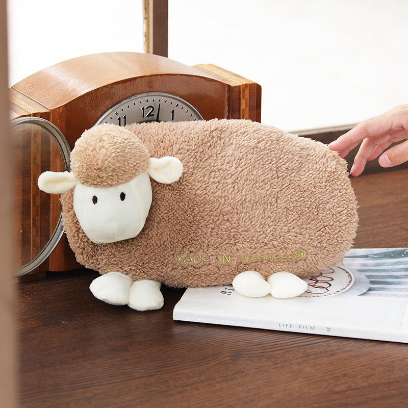 Rechargeable Plush Cute Girl's Explosion-Proof Warm Feet Hot Water Bag in Winter