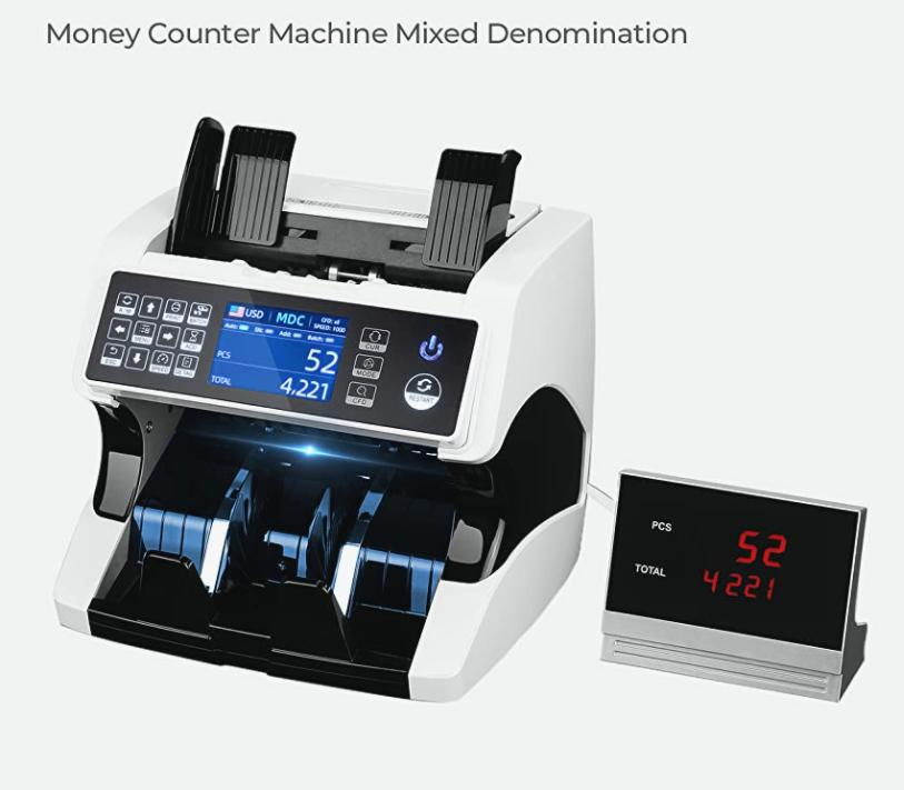 Al-920 with TFT Display Money Detector Auto Currency Identification Bill Counter