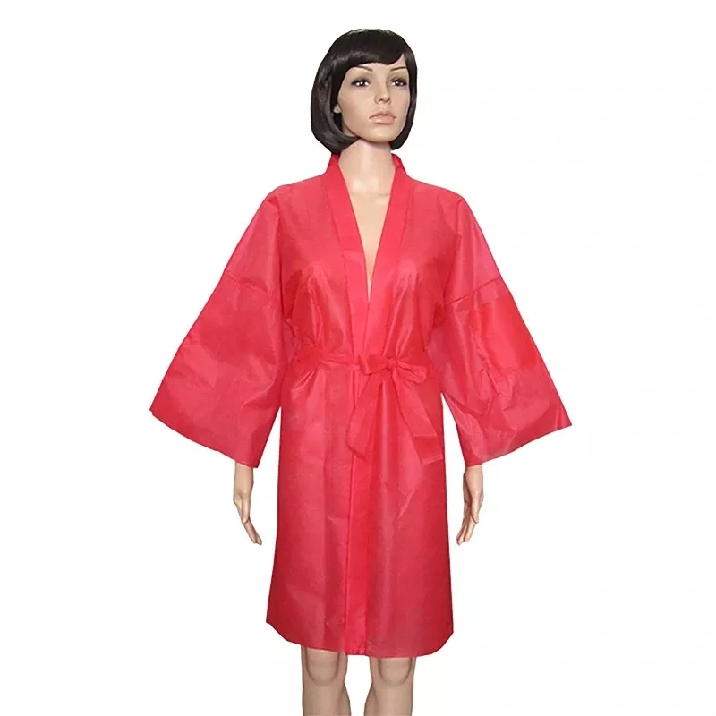 SPA Massage Special Disposable Non-Woven Bathrobe Hot Spring Sweat Steaming Kimono