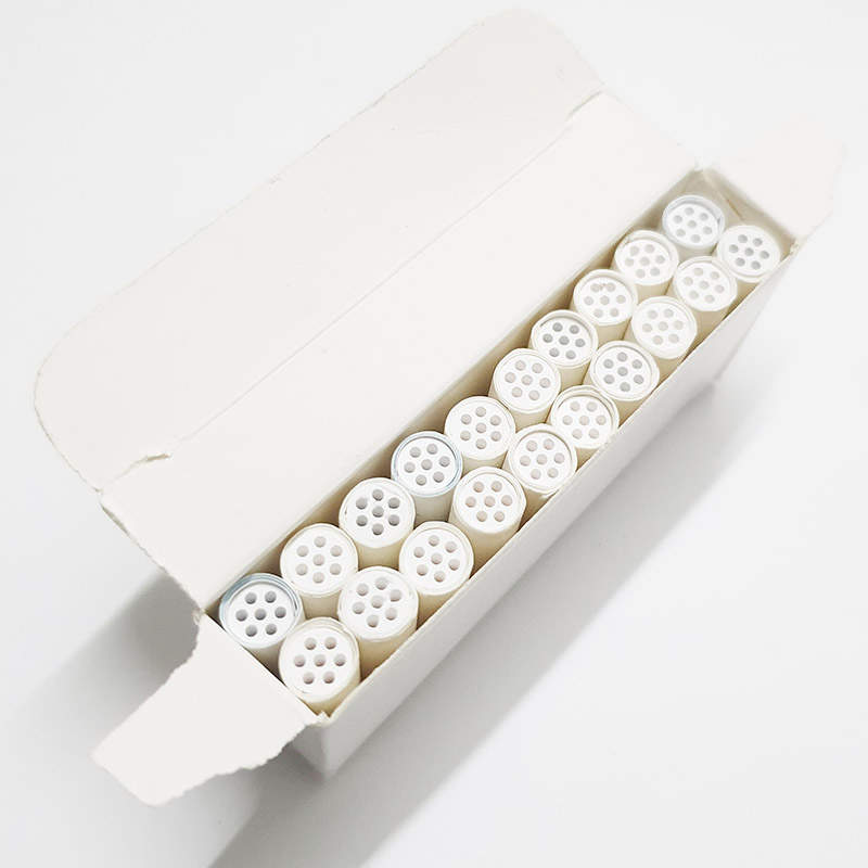 6mm Activated Carbon Filter 7 Holes No Clog Smoking Filter Pipe Tips