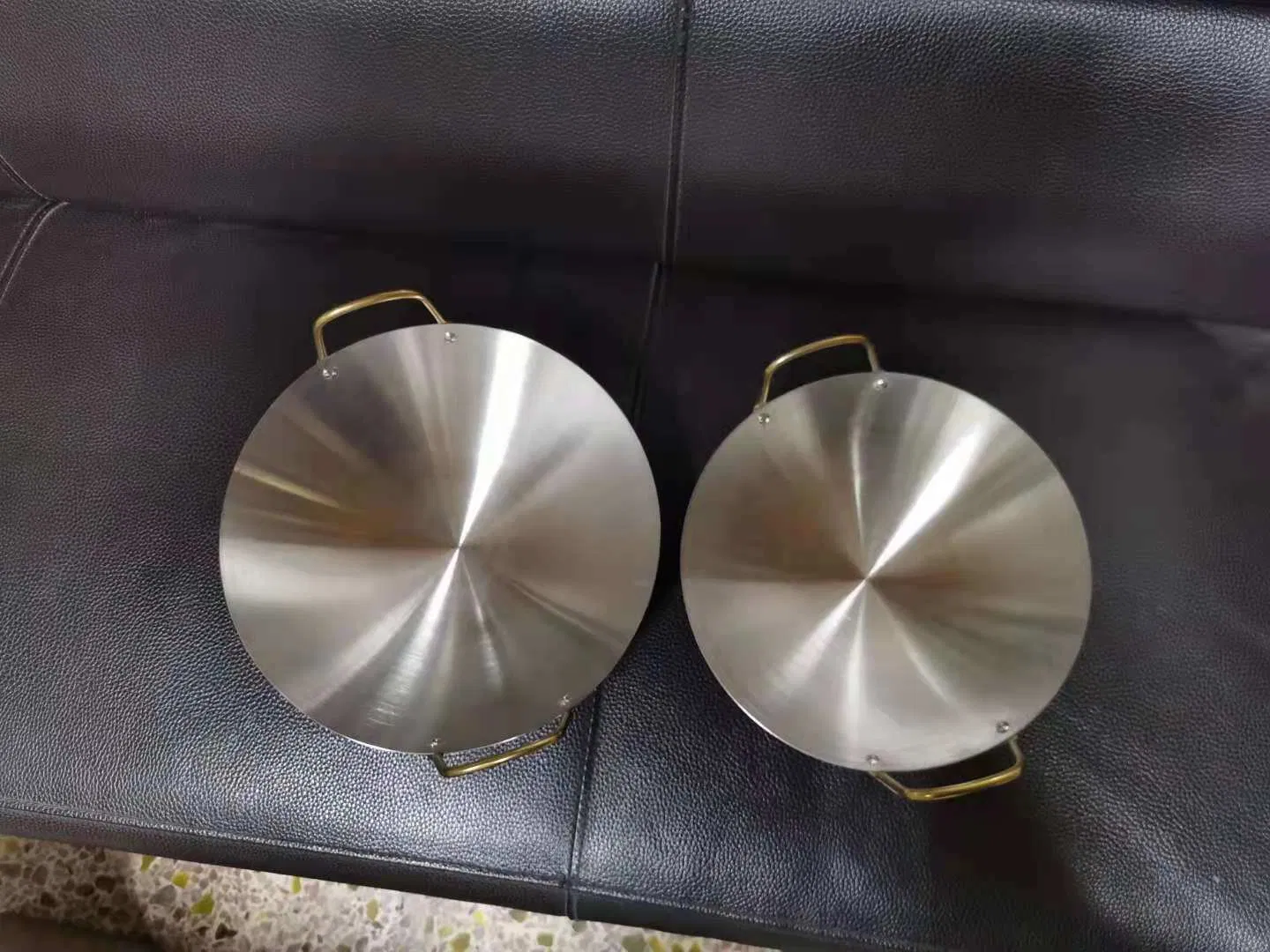 Вок из нержавеющей стали без покрытия, 4.5 л