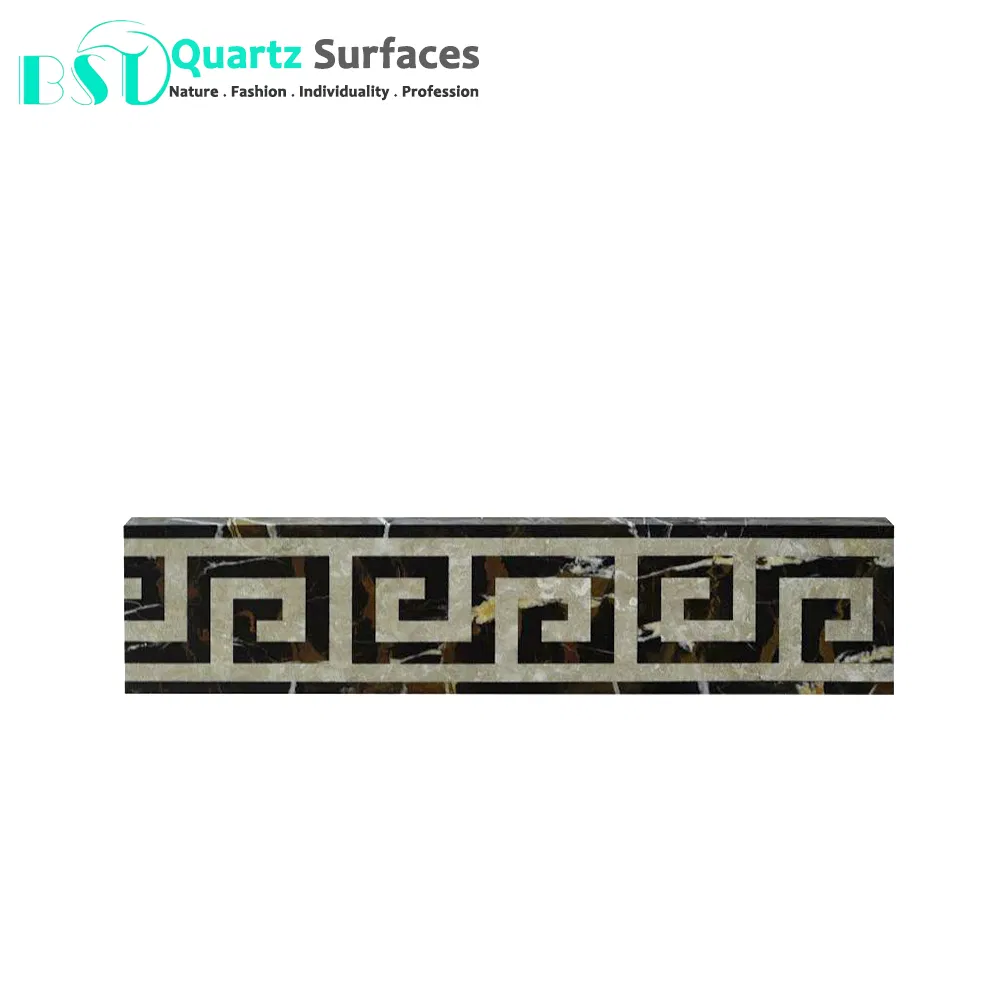 New Design Flower Pattern Marble Border for Flooring
