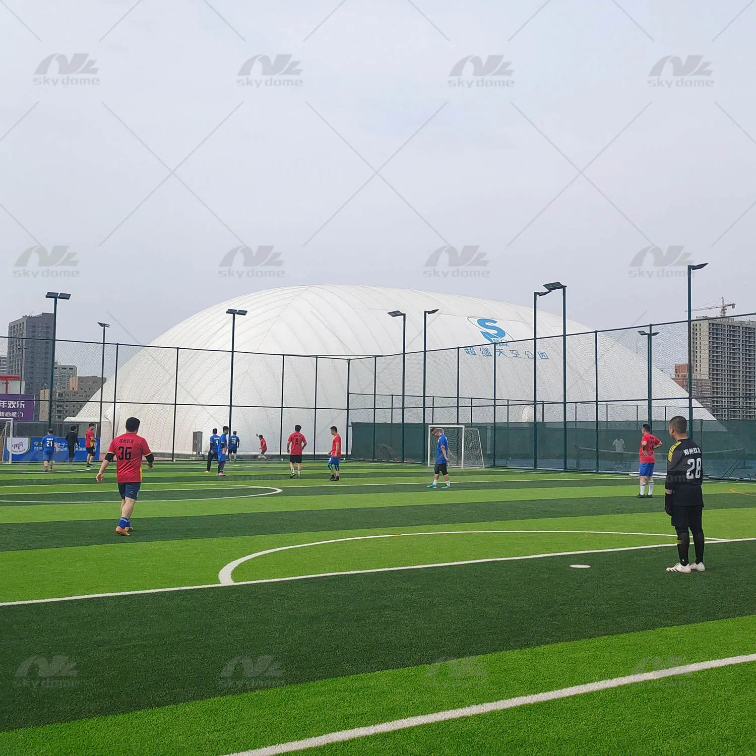 Wind-Resistant PVDF Soccer Air Dome for Training