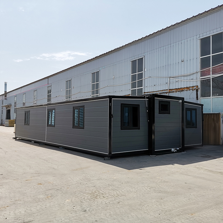 Two Three Bedrooms 20FT Steel Structure Prefabricated House Customized Design