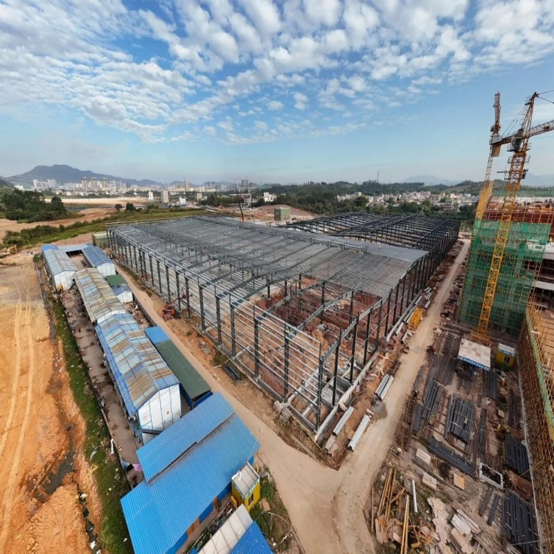Prefab Steel Structures Sports Gym Basketball Building