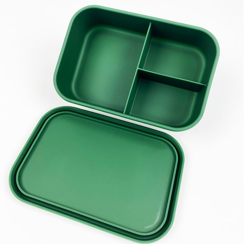 Durable Collapsible Silicone Food Storage Container for Healthy Lunches