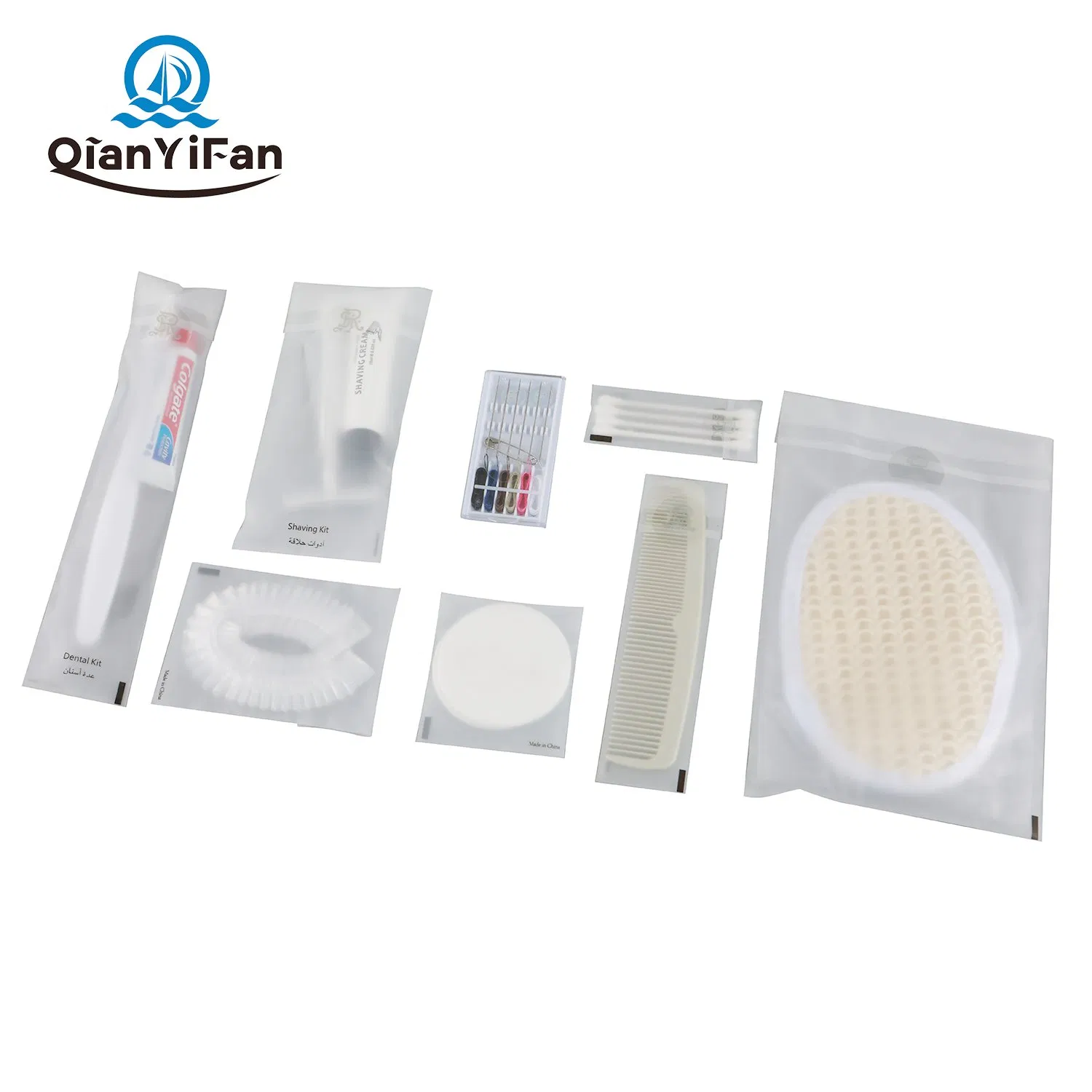 OEM High-Quality Disposable Hotel Toiletries Set with Custom Logo for Star Hotels, Resorts, and Guest Rooms