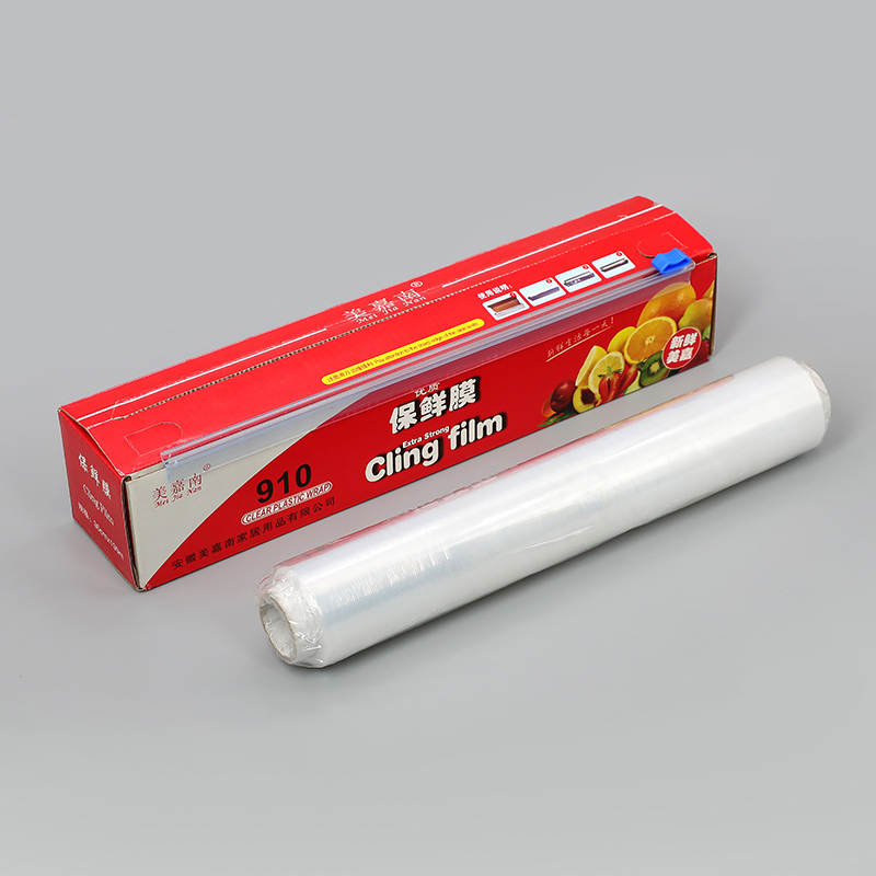 Food Grade PVC Food Cling Wrap Film High Stretch Transparent Wrapping Film