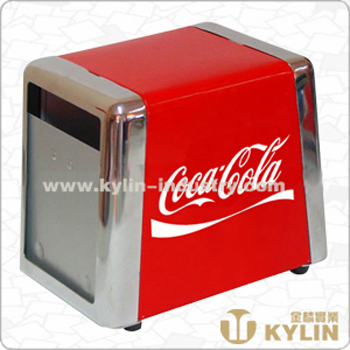China Multicolor Durable Touchless Metal Napkin Dispenser