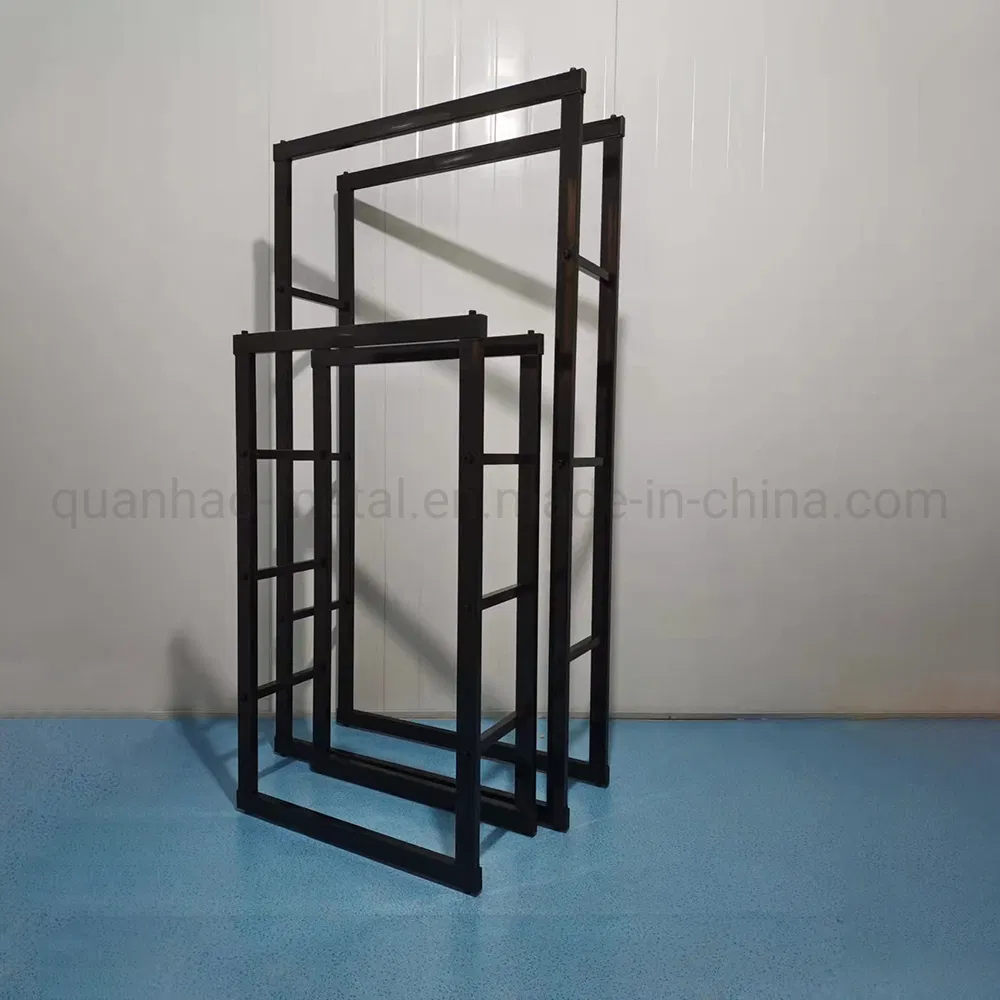 Heavy-Duty Steel Firewood Frame Timber Storage Rack for Fireplace