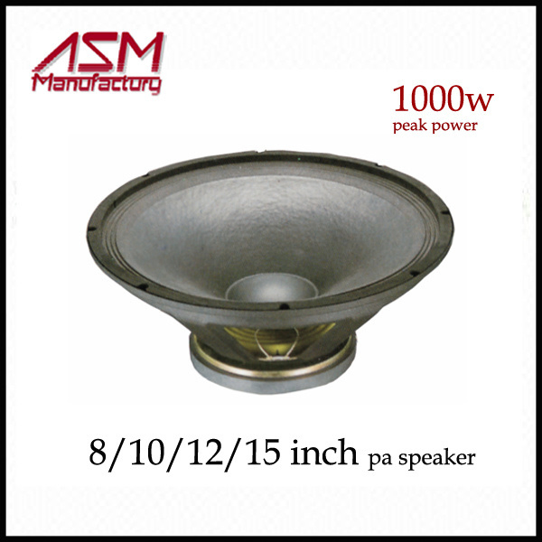 1600-1700 Watts RMS 15" /18" High Power PA Woofer Speaker