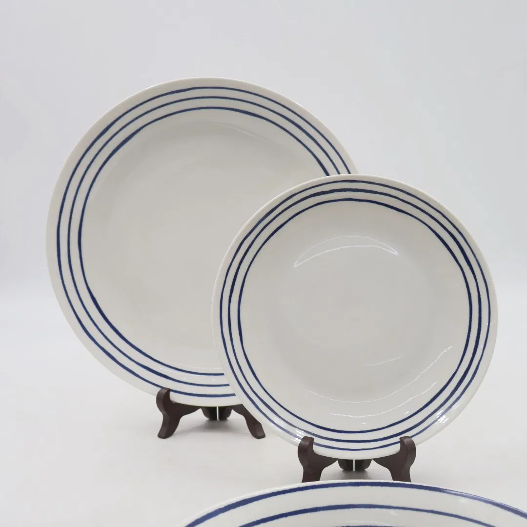 Wholesale High-Quality Party Tableware, Kitchen Utensils, Customizable Ceramic/Porcelain Dinnerware for Decoration