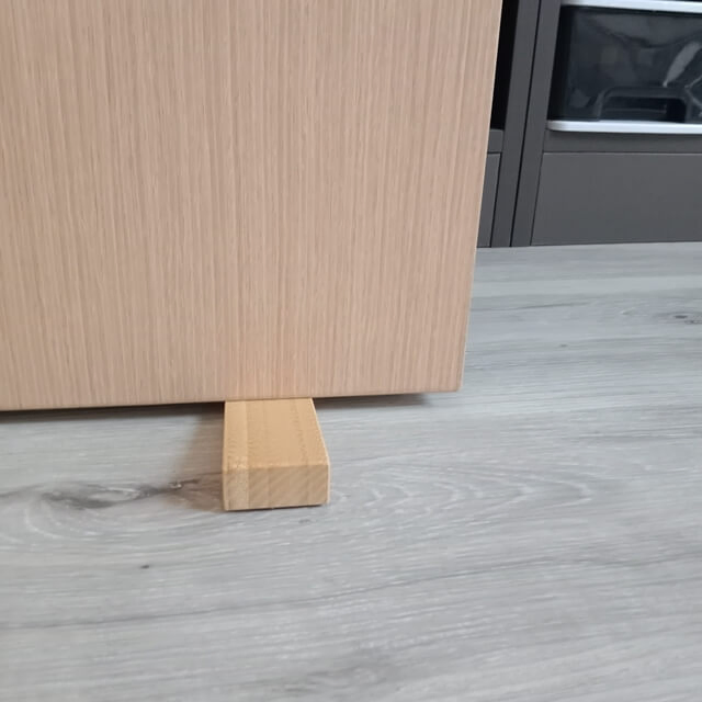 Angled Bamboo Wedges for Tile Leveling System