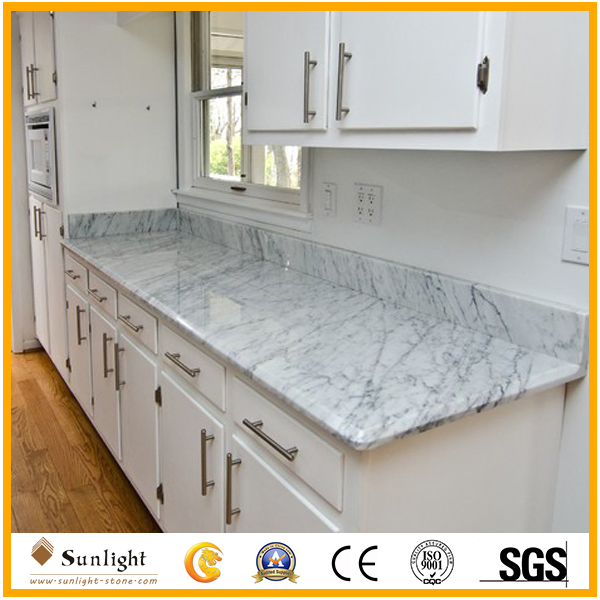 Customize Bianco Carrara White Marble Countertop, Vanity Tops, Table Tops