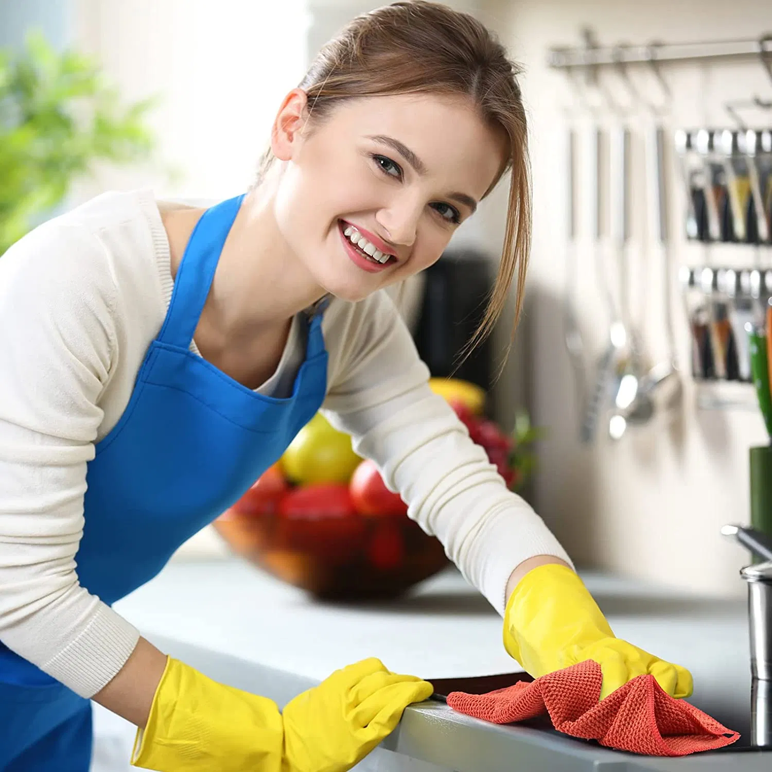 45X70cm 330GSM Jacquard Household Kitchen Cleaning Cloth Microfiber Kandler Towel