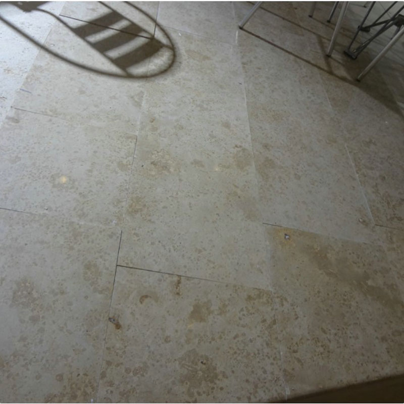 Natural Silk Surface Jura Beige Limestone Wall Tiles Cream White Limestone