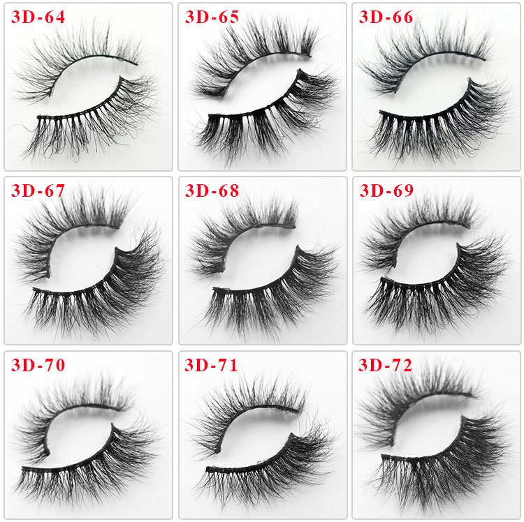 Real Mink Hair Thick Full Volume Fluffy Lashes 25mm Russian Curl Strip Eyelashes Wholesale Vendor