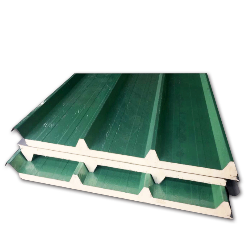 Insulated PU PIR Polyurethane Foam Sandwich Panel for Cold Room