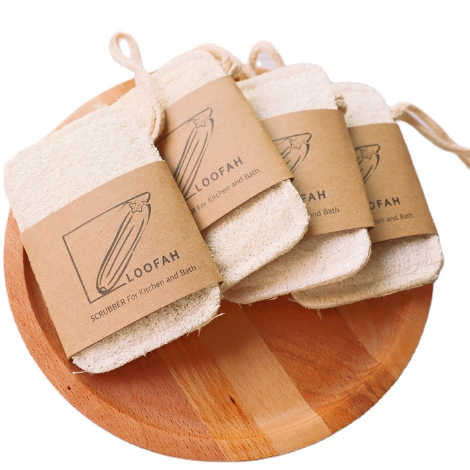 Wholesale Natural Bath Sponge Loofah Pad