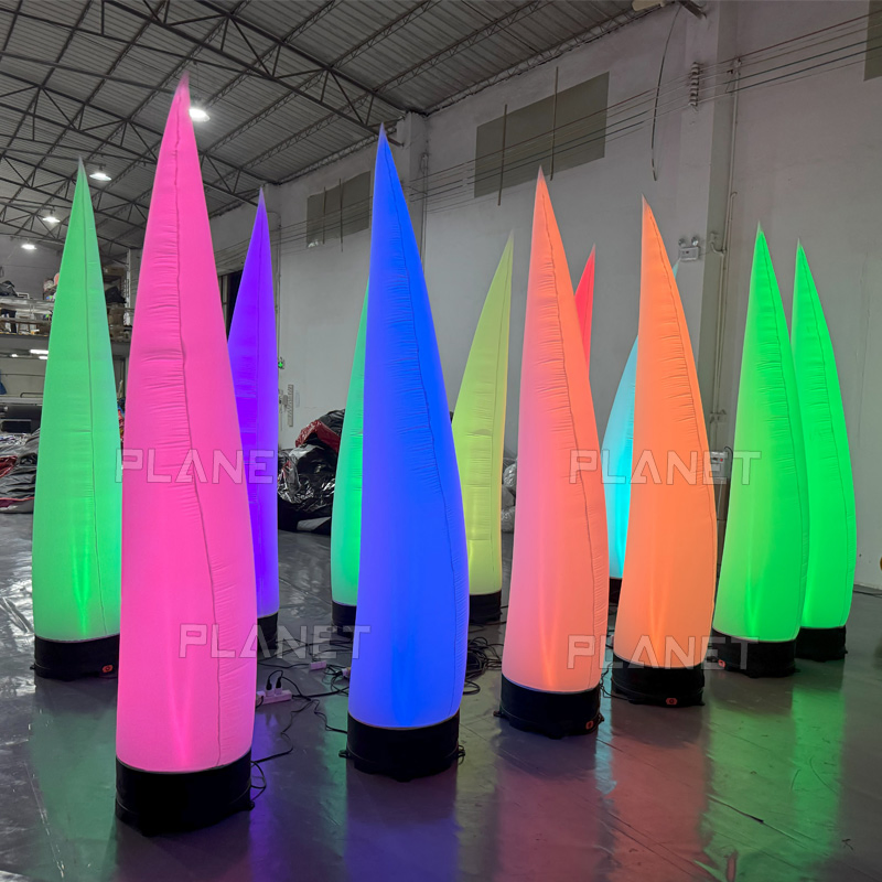 Customized Advertising Decorative Light Inflatable Pillar for Party