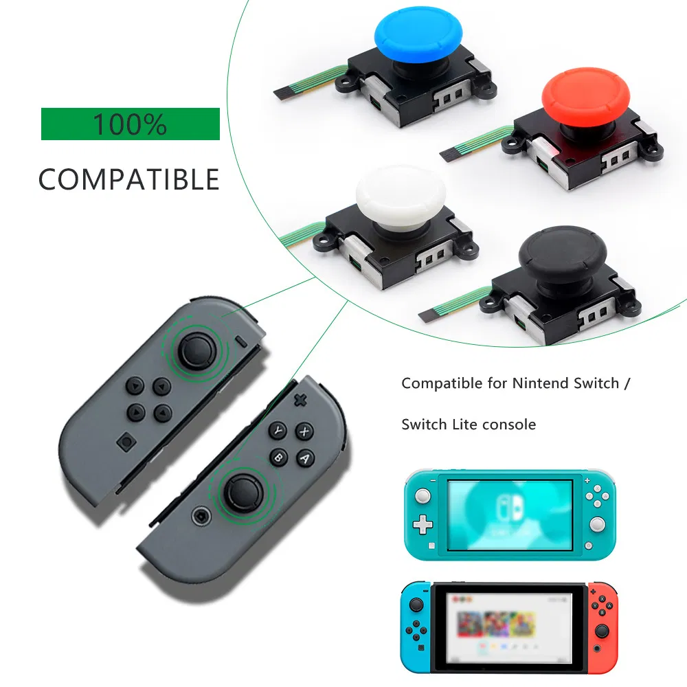 Factory Cheap Game Controller Replacement Analog Joystick Thumbstick Grips for Nintend Switch