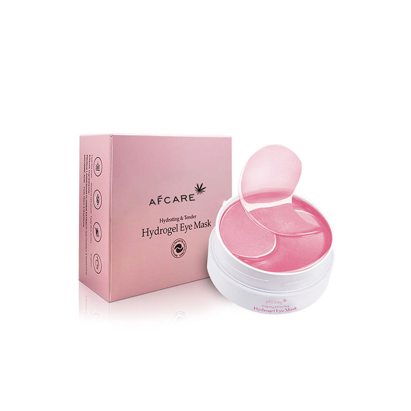Private Label Black Bamboo Charcoal Cleansing Hydrating Hydrogel Eye Patch Black Crystal Collagen Gel Eye Mask
