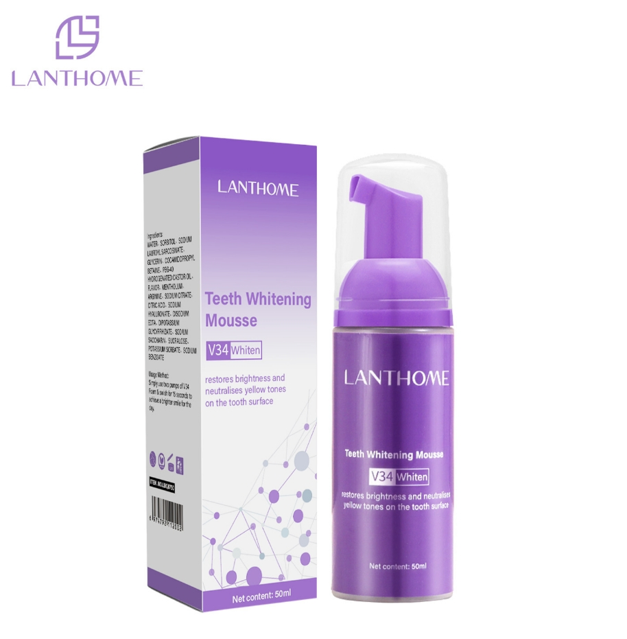 Online Wholesale Retail Teeth Whitening Mousse Deep Cleaning Cigarette Stains Repair Bright Neutralizes Yellow Tones Dental Plaque Breath Refreshing Toothpaste