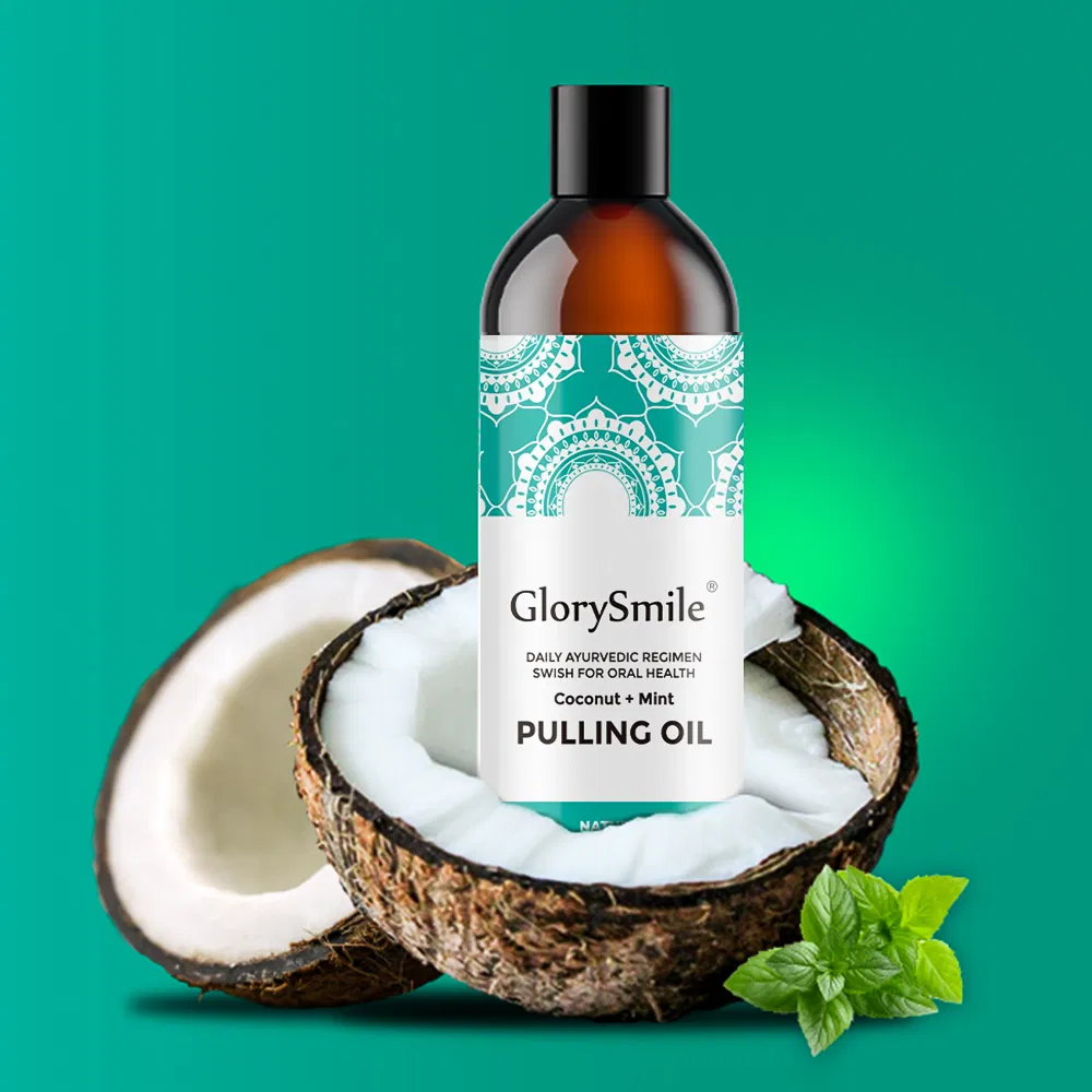 Glorysmile Natural Sugar Free Healthy Gum Coconut Oil Mouthwash