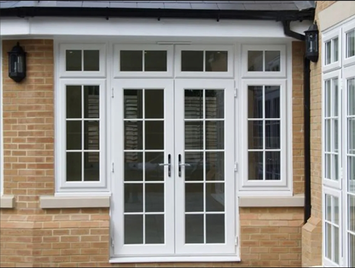 Temite Proof Draft Proof UPVC French Doors PVC Front French Door