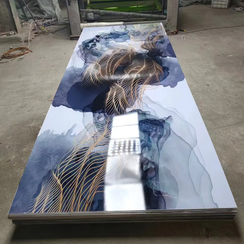 Decorative PVC Board TV Background WPC Wall Panel New Material High Hardness Sheet Akupanel Wall Panel