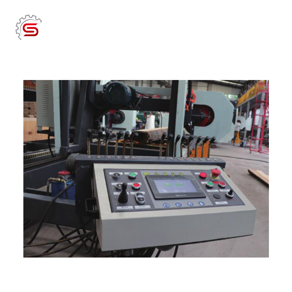 Ленточная пила по дереву горизонтальная для бревен MJ1300