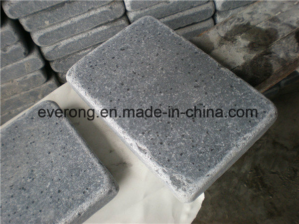 Tumbled Dark Grey Granite G654 Stone Paving for Driveway &Yard Pattern