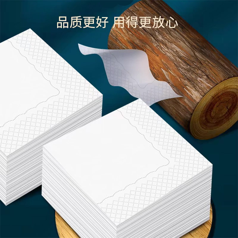 High Quality White or Unbleached Color Bamboo Napkion