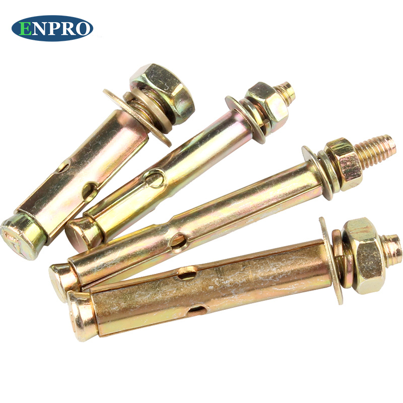 Анкерные болты с гильзой из углеродистой стали, оцинкованные