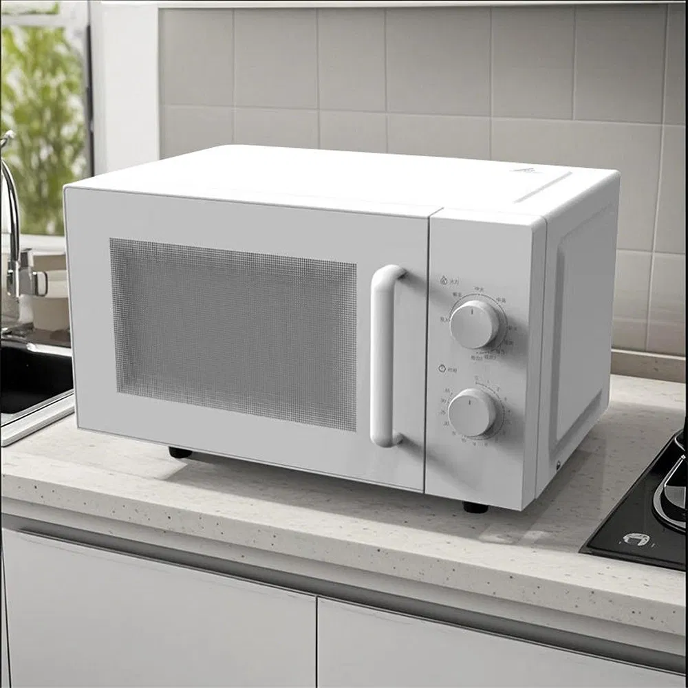 20L 1150W Electric Microwave Convection Ovens Used for Defrosting Frozen Vegetables