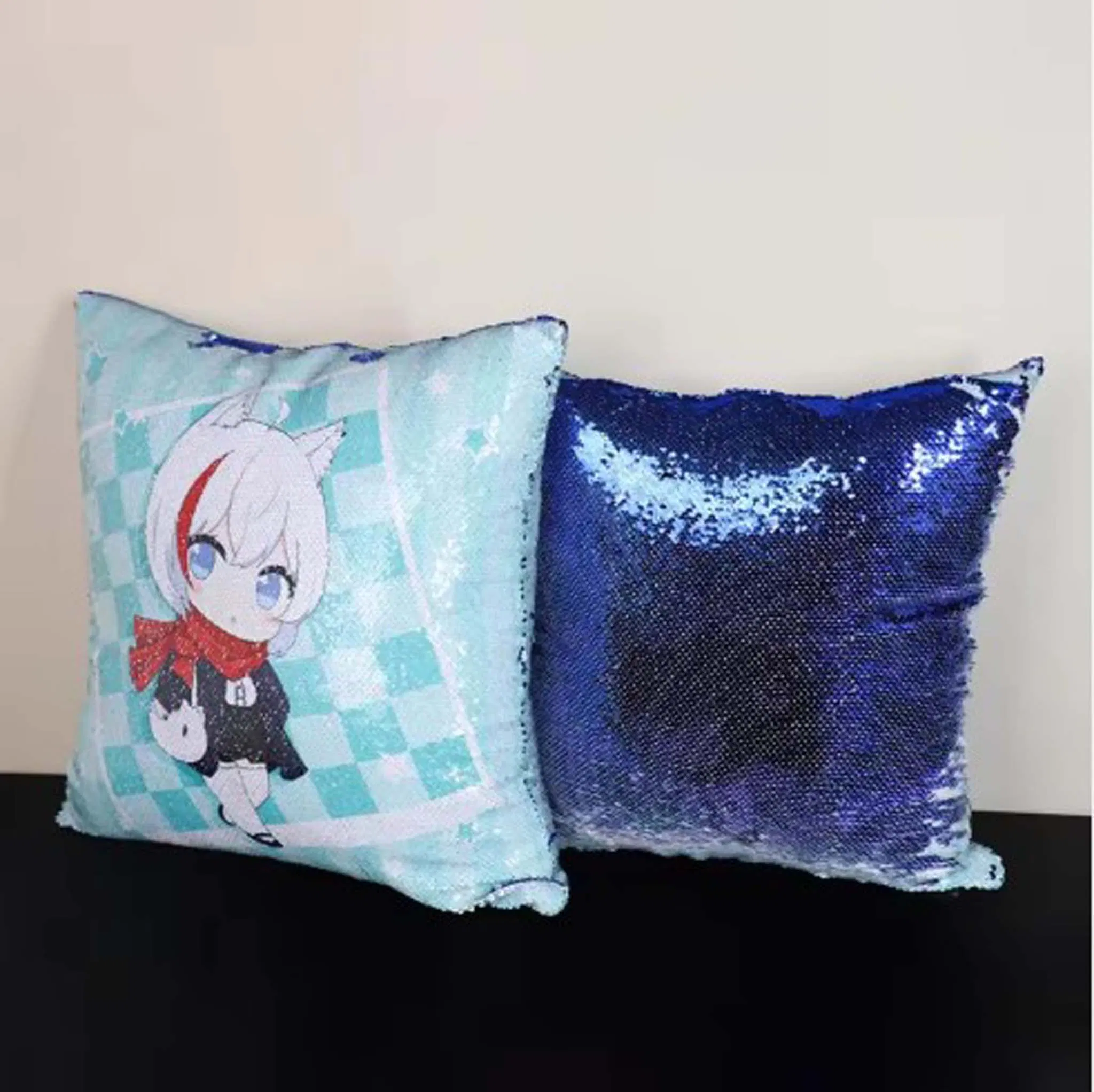 DIY Sublimation Blanks Sequin Pillow Covers Mermaid Magic Cushion Cases Bulk