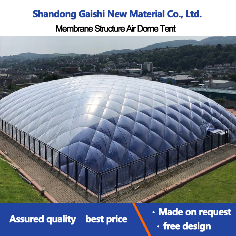 Outdoor Sport Large Membrane Air-Supported Structure Inflatable Film Basketball Air Dome Tent