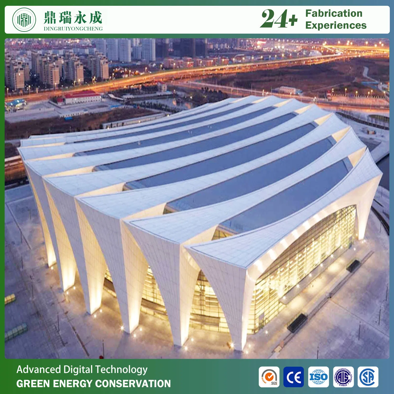 Steel Structure Office Building Commercial Building Prefabricated Multi-Story Building