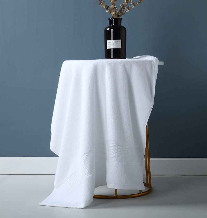 Luxury Comfortable White 100% Cotton Towel Set Hotel Home SPA Towels