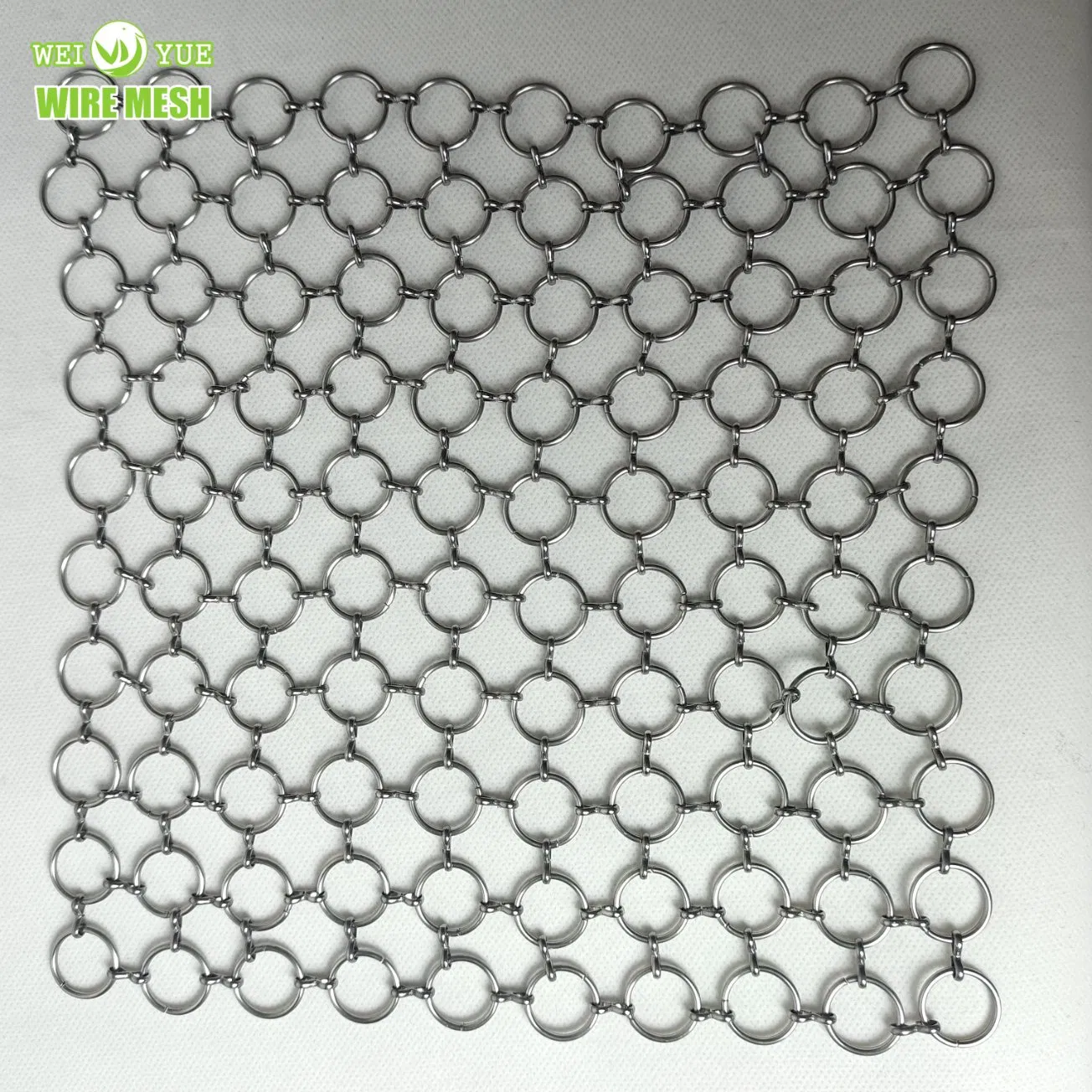 1*8mm Brass Chainmail Ring Mesh Ring Curtains Metal Mesh for Decorative