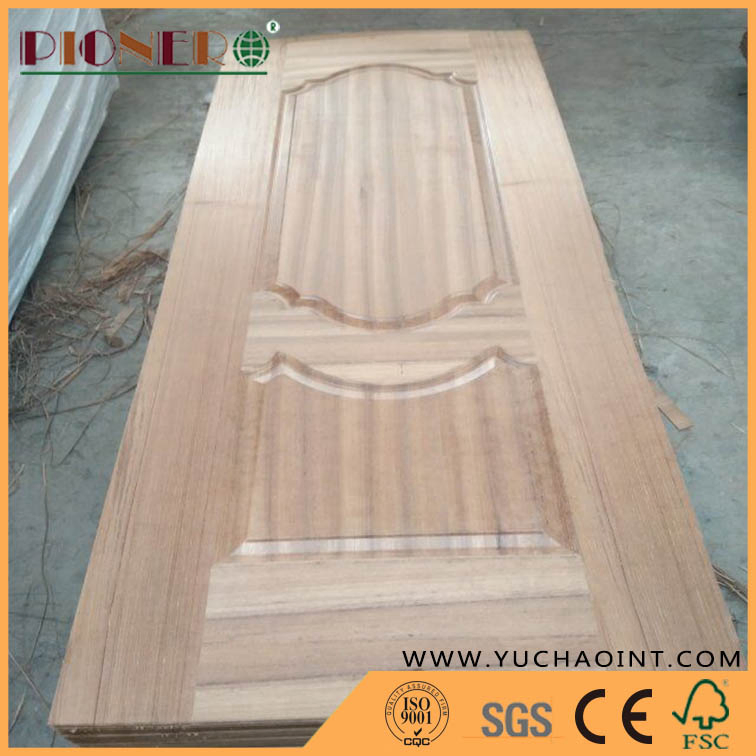White / Wenge / Wood Veneer / Melamine Moulded HDF Door Skin