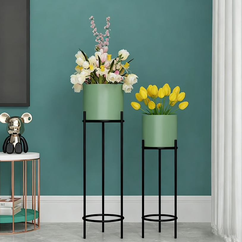 Plant Shelf Flower Pot Stand Flower Shelf Plant Stand Indoor Outdoor for Planter Corner Garden