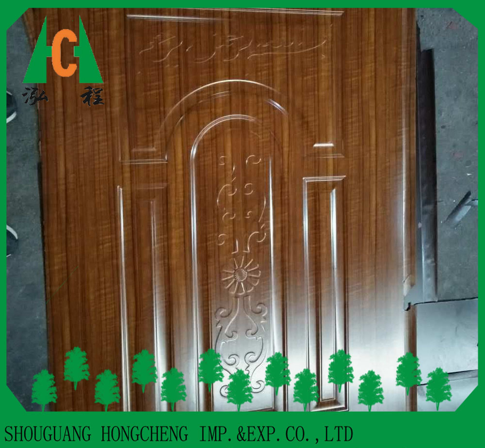 Classic Pattern High Glossy Melamine/Veneer Laminated Mould HDF Door Skin
