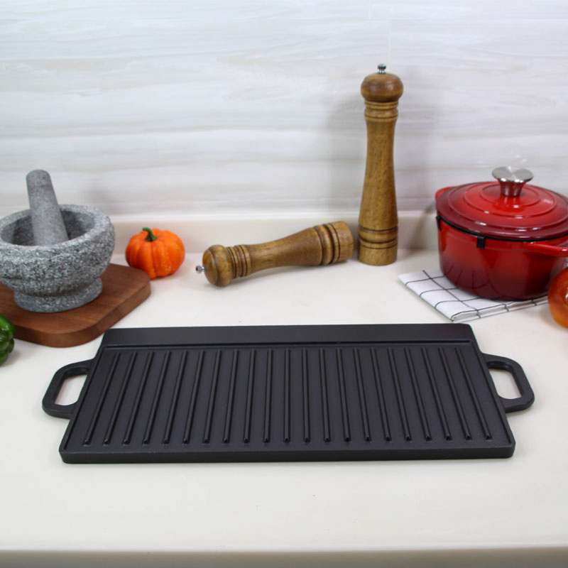 Preseasoned Nonstick Cast Iron Griddle Plate Grill Manufacturer From China