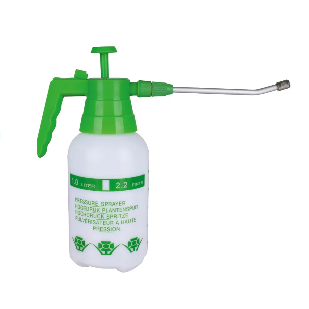 Rainmaker 1 Liter Garden Hand Held Plastic Portable Hand Pump Pressure Sprayer
