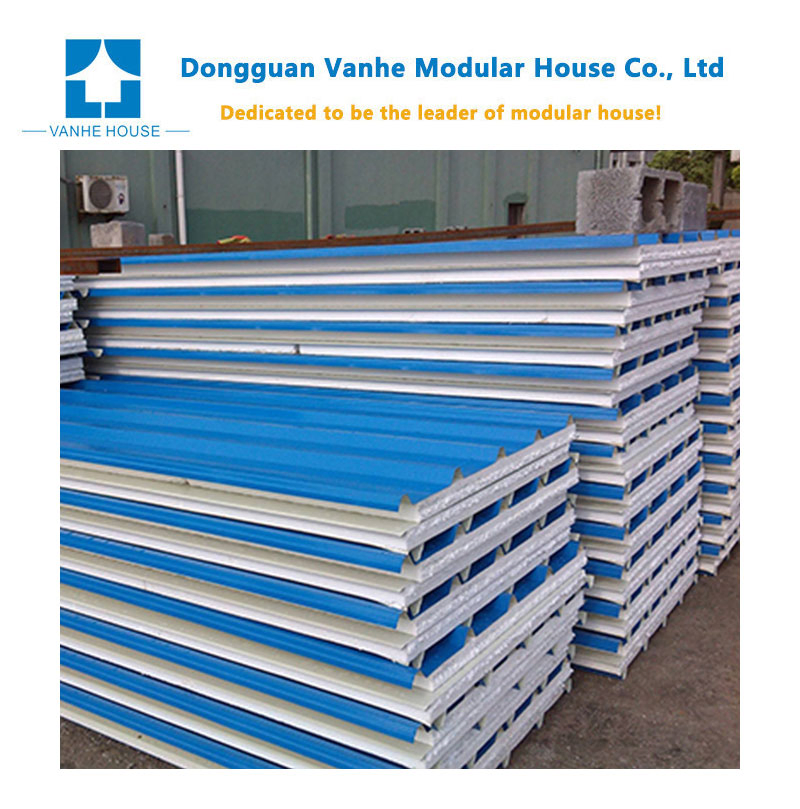 China Suppliers Flexible Insulation Metal Siding Factory Made Wall Accessories Prefab Houses Sandwich Panel